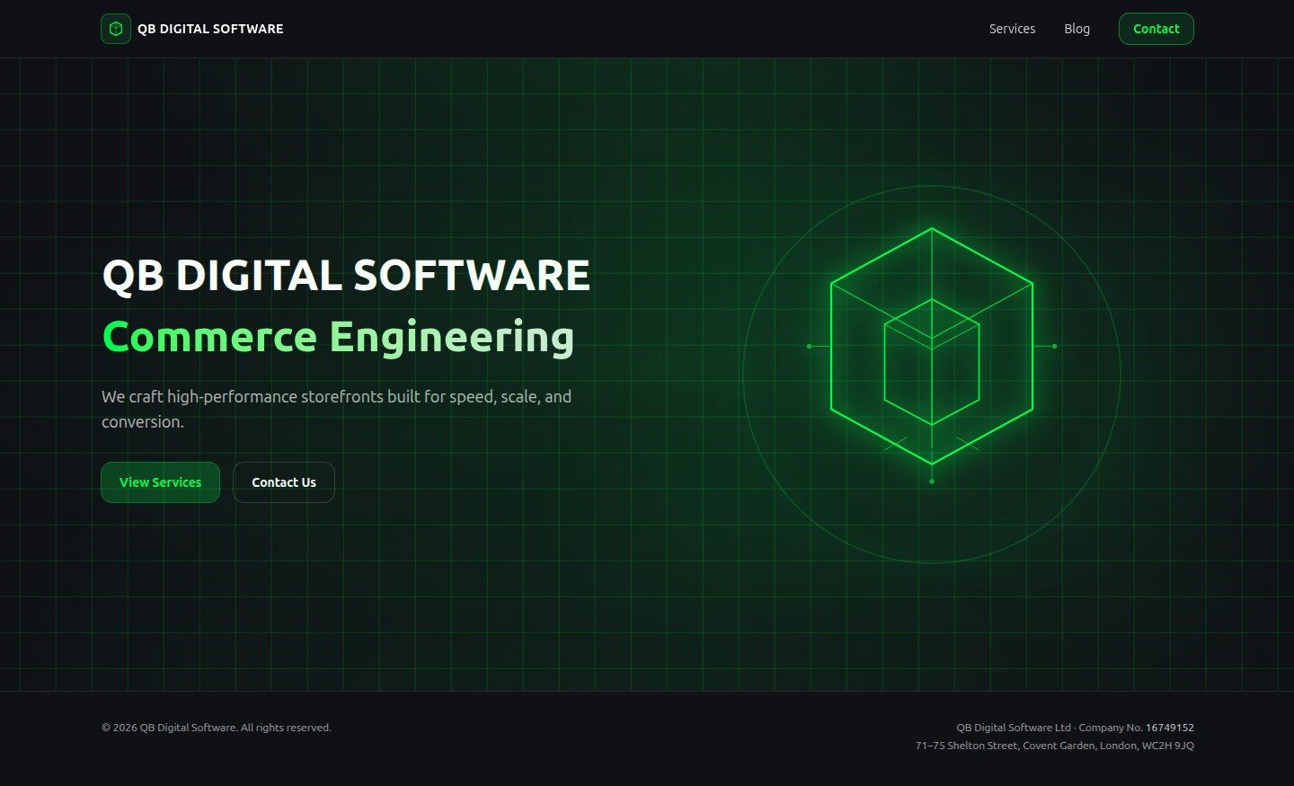 QB Digital Software Homepage